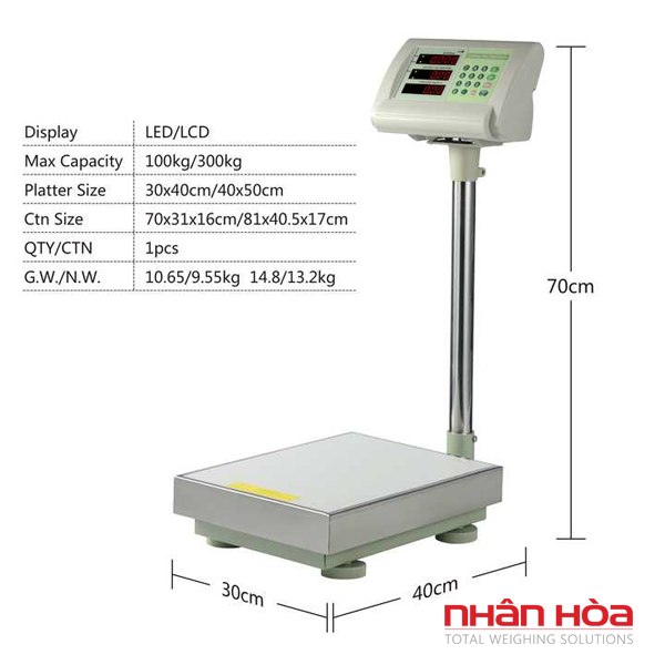 Cân điện tử 500kg