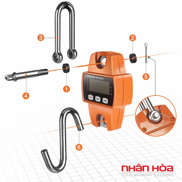 Cân điện tử 600kg
