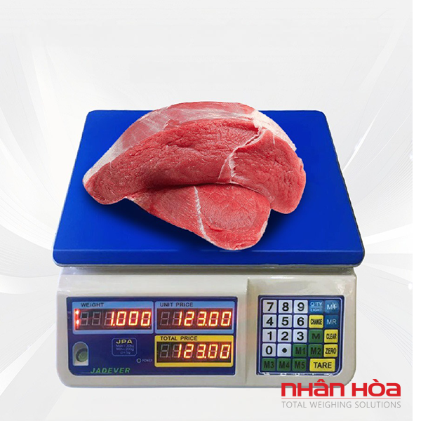 Cân điện tử bán thịt