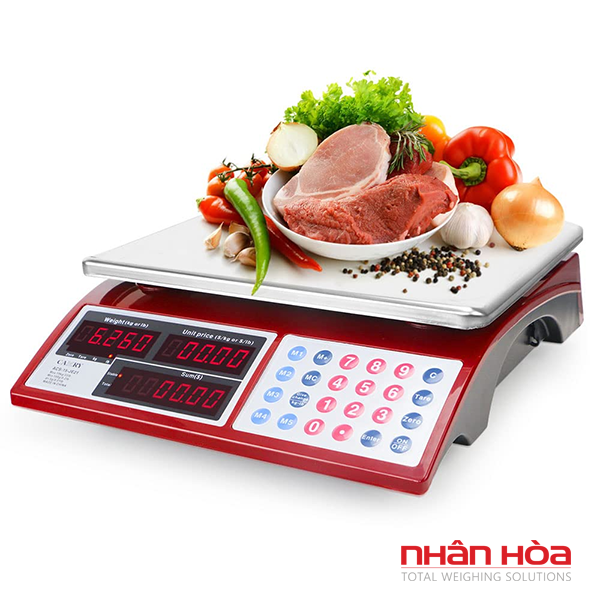 Cân điện tử bán thịt