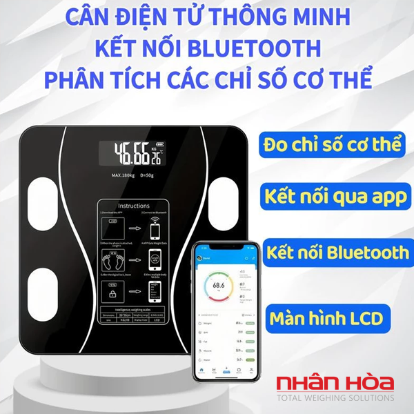 Cân điện tử bluetooth