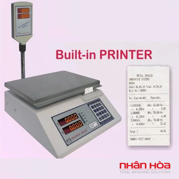 Cân điện tử có máy in