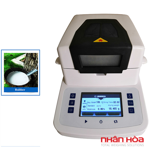 Cân điện tử đo độ mủ cao su