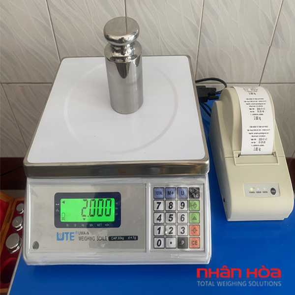 Cân điện tử in bill