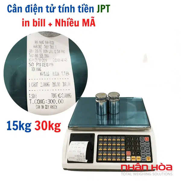 Cân điện tử in bill