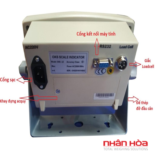 Cân điện tử kết nối với máy tính