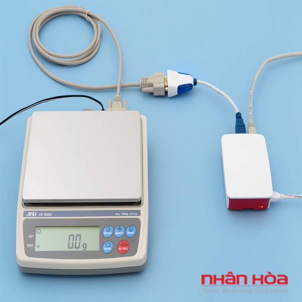 Cân điện tử kết nối với máy tính