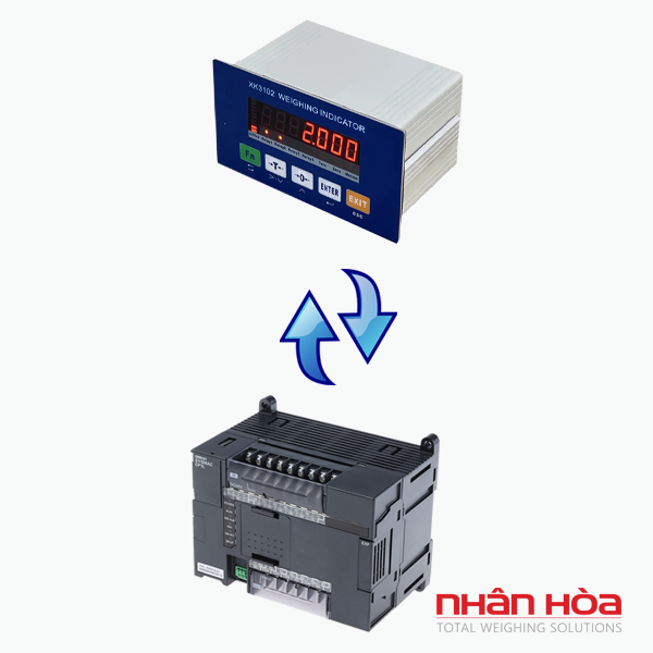  Cân điện tử kết nối với PLC
