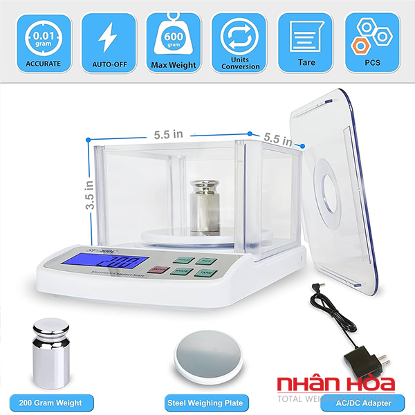 Cân điện tử phòng thí nghiệm