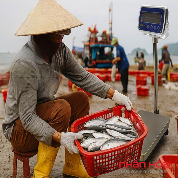 Cân điện tử thuỷ sản