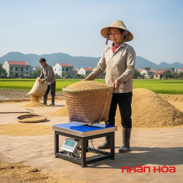 Cân lúa điện tử