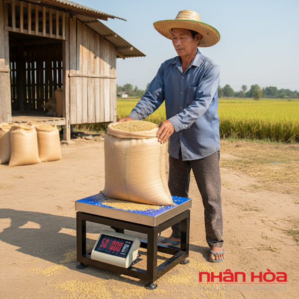 Cân lúa điện tử