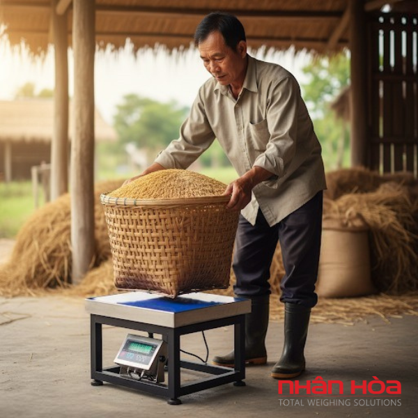 Cân lúa điện tử