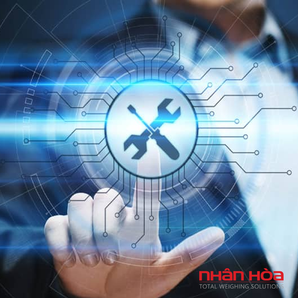  Cân điện tử kết nối với PLC