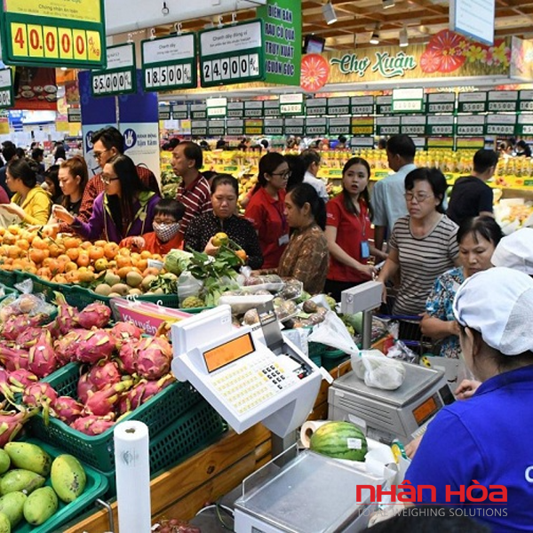 Cân hoa quả điện tử