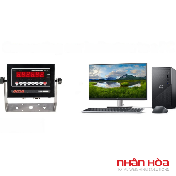 Kết nối đầu cân với máy tính