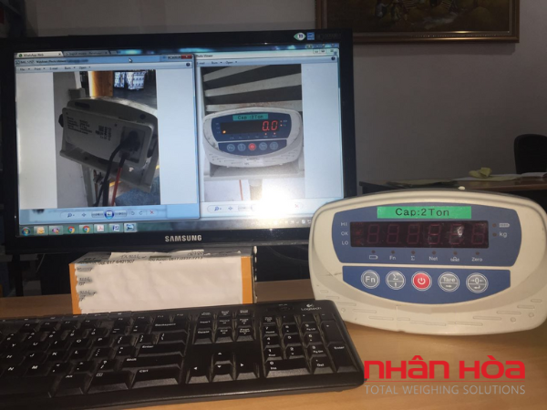 Kết nối đầu cân với máy tính