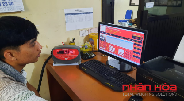 Kết nối đầu cân với máy tính