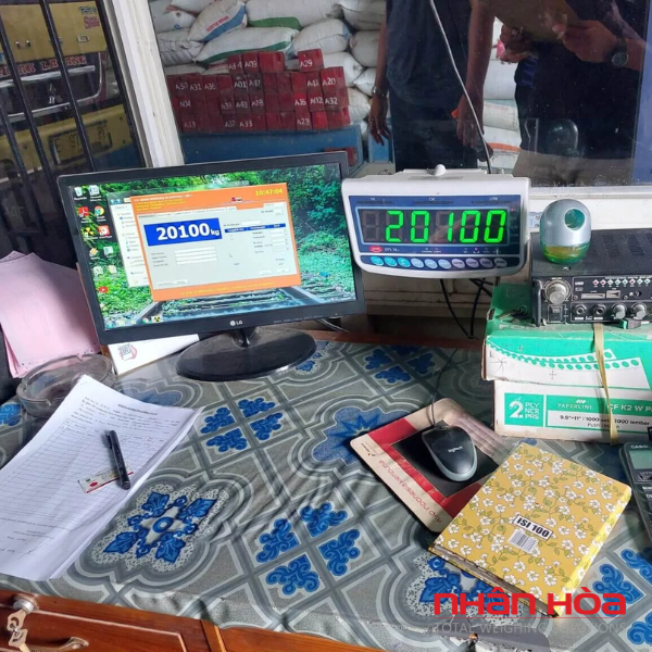 Kết nối đầu cân với máy tính