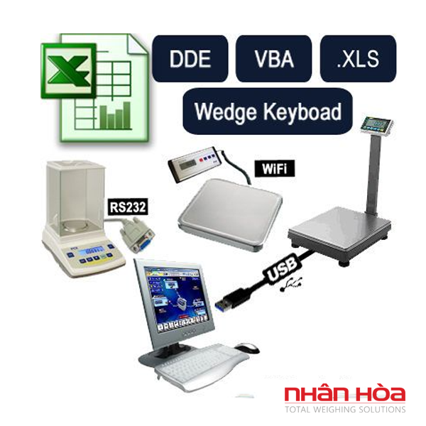 Phần mềm kết nối cân điện tử với máy tính