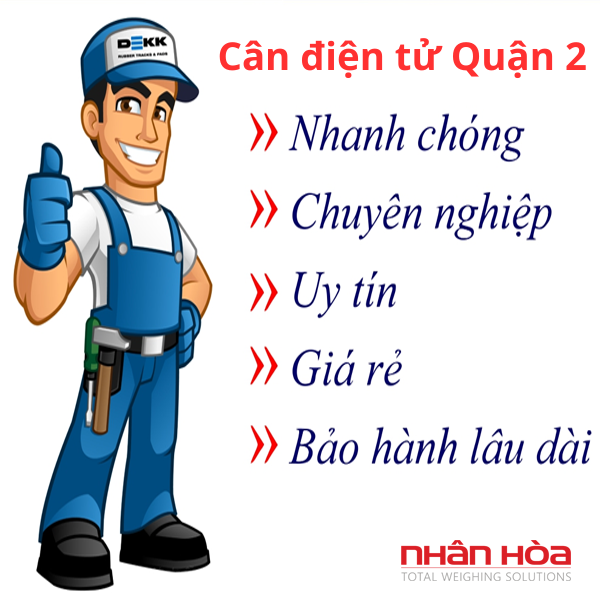 Cân điện tử Quận 2