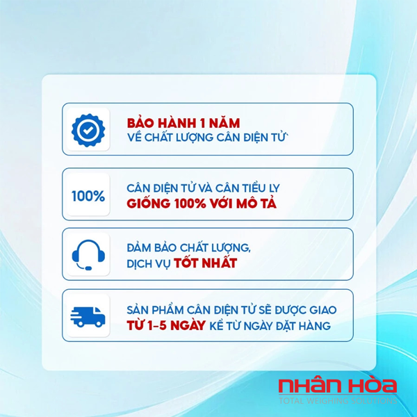 Cân điện tử Hòa Bình