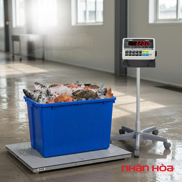 Cân sàn điện tử 1 tấn dùng để cân hàng hóa nào