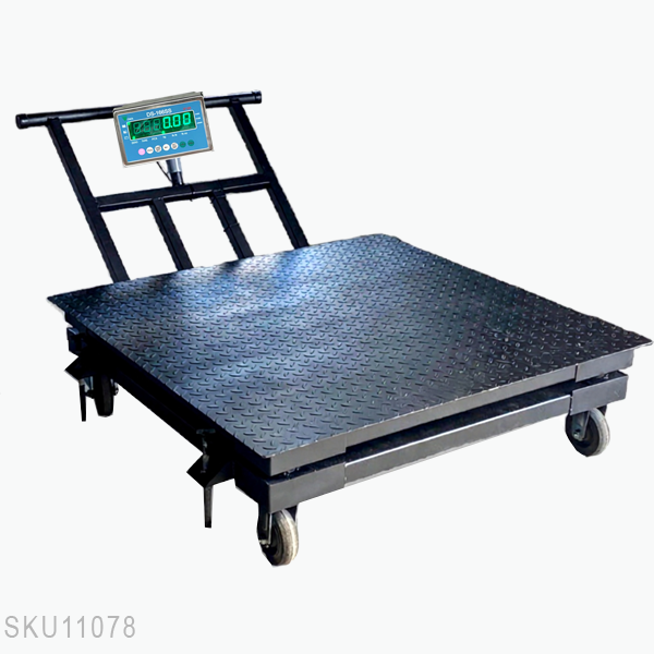 Cân sàn điện tử DS166SS bánh xe