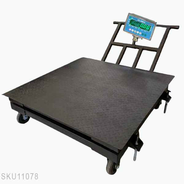 Cân sàn điện tử DS166SS bánh xe