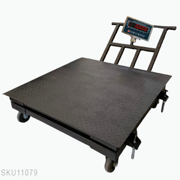 Cân sàn điện tử XK3108A bánh xe