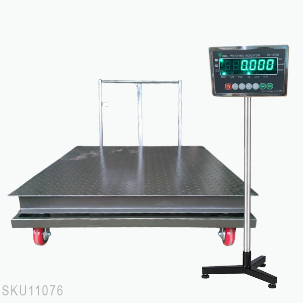 Cân sàn điện tử DS167SS bánh xe