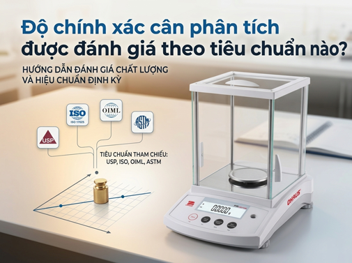 Độ chính xác cân phân tích được đánh giá theo tiêu chuẩn nào?