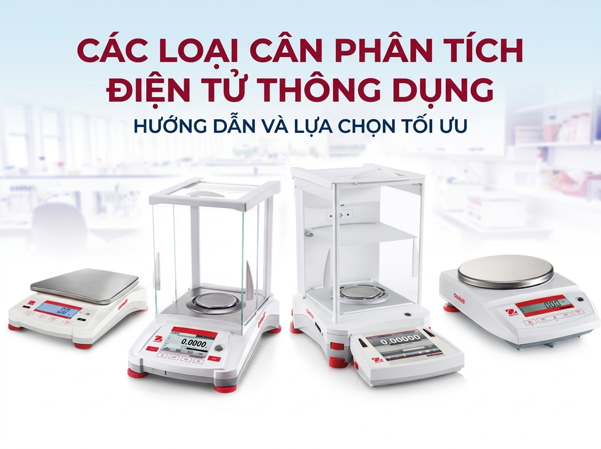 Các loại cân phân tích điện tử thông dụng