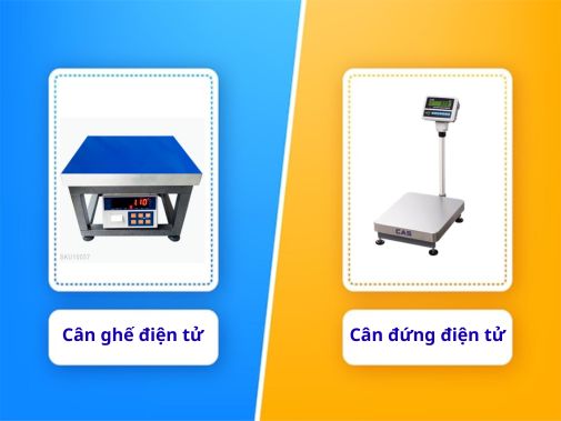 So sánh cân ghế điện tử và cân đứng điện tử